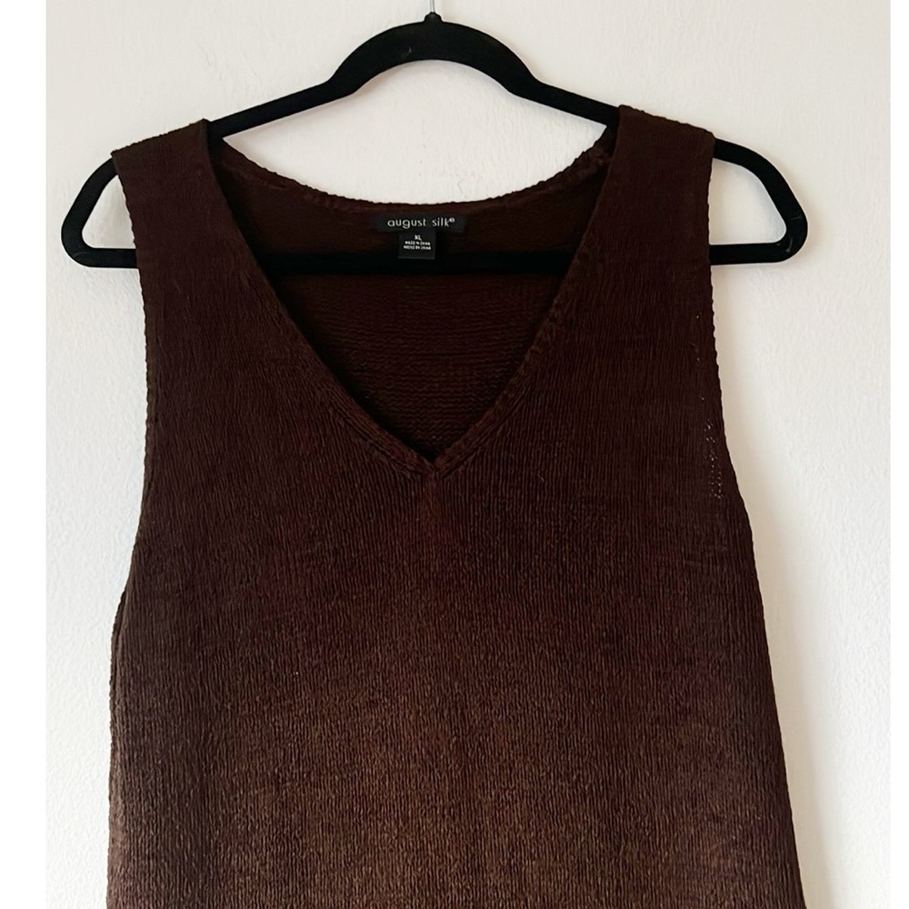 August Silk Sweater Vest - Picture 3 of 10